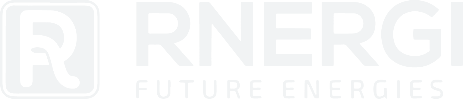 Rnergi Logo White