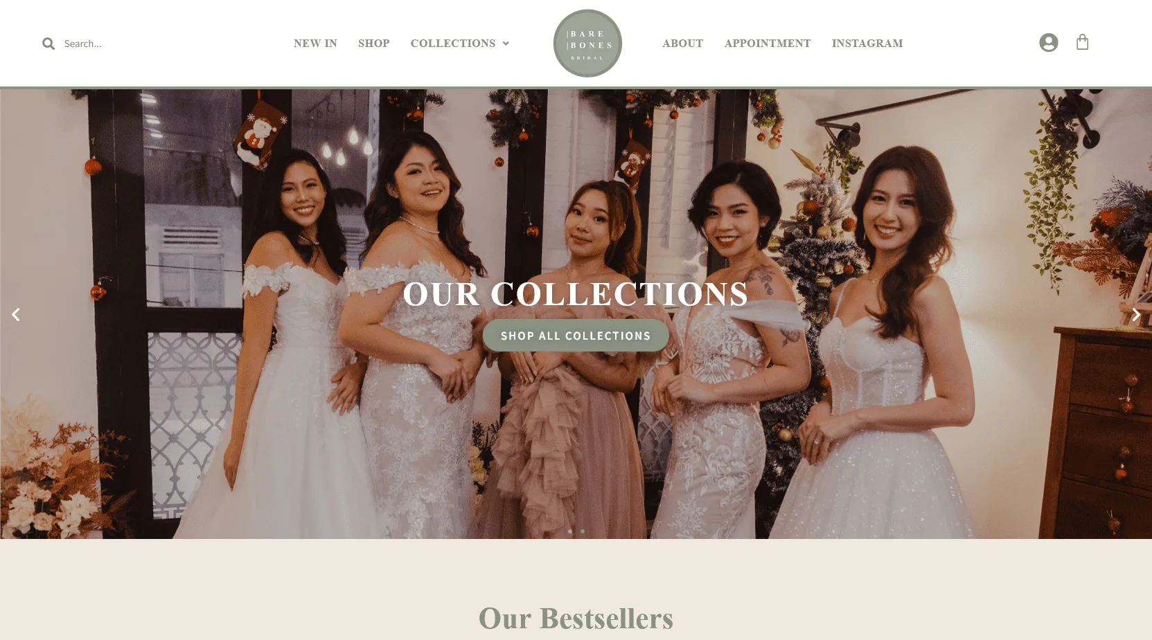 Bare Bones Bridal Home