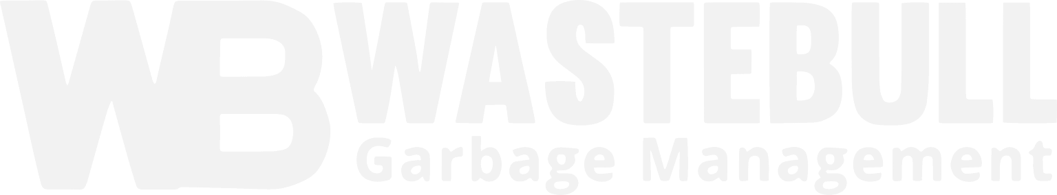 Wastebull Logo White